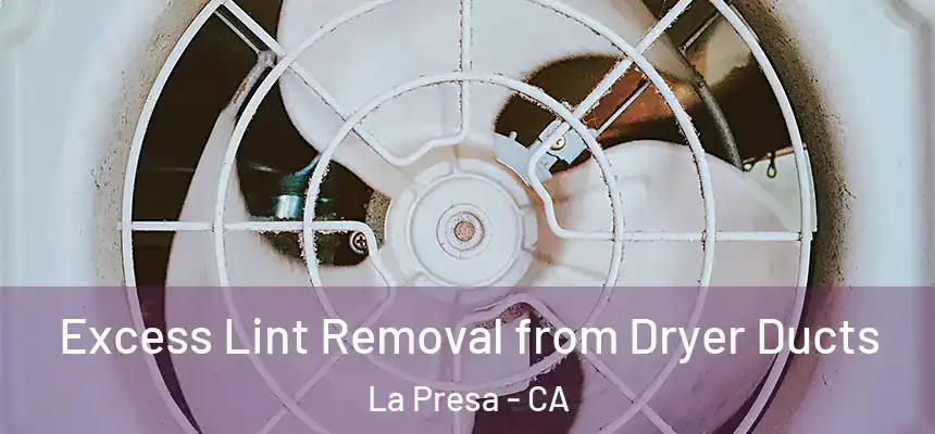 Excess Lint Removal from Dryer Ducts La Presa - CA
